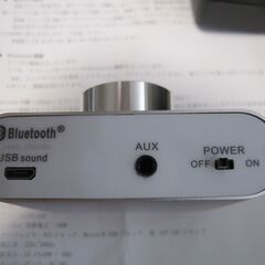 高性能BIuetoothミニアンプ ビックリ 値下げです　対応スマホ　タブレット　PC　ブルートゥース機能ON X25ペアリングの画像