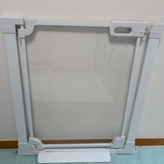 突っ張り式 アクリル ペットゲート ベビーゲート 幅75-96cm 高さ78cmの画像