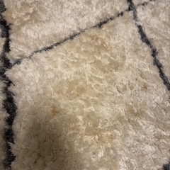 【無料】Francfranc アワン ラグ M ホワイト（定価￥18,900）の画像