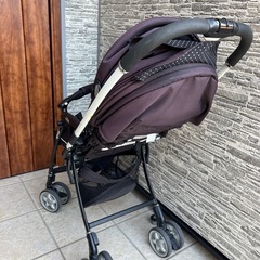 Aprica　アップリカ　ベビーカー　水玉柄　の画像