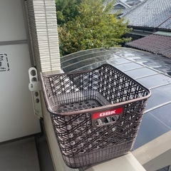 自転車後ろ大型カゴの画像