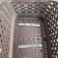 自転車後ろ大型カゴの画像