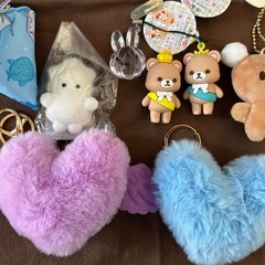【お取引中】☆ぬいぐるみチャームやキーホルダー色々☆の画像
