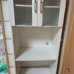 【無料」】レンジ台(フォルムN RE1860 WH)の画像