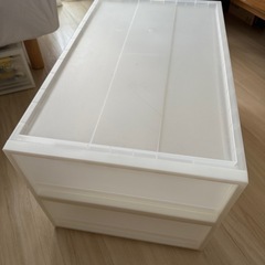 【無印】ポリプロピレン衣装ケース・引出式・小の画像
