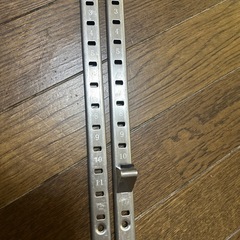 壁面収納　支柱２本　棚受（小）8個の画像