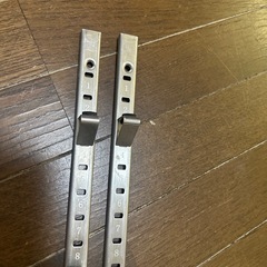壁面収納　支柱２本　棚受（小）8個の画像