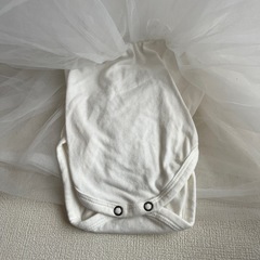 monbebe ホワイトベビードレスの画像