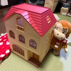 「【子供用あれこれ】シルバニアファミリー　おさるのジョージ　Ted みにーミニーの画像