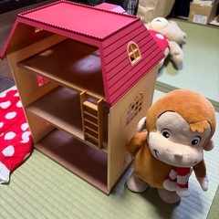 「【子供用あれこれ】シルバニアファミリー　おさるのジョージ　Ted みにーミニーの画像