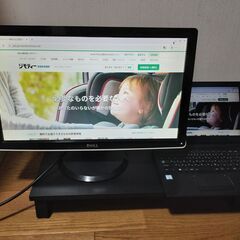 液晶モニター（DELL、21.5型）の画像
