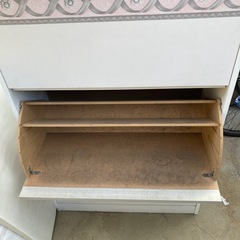 白 シューズラック 下駄箱 の画像