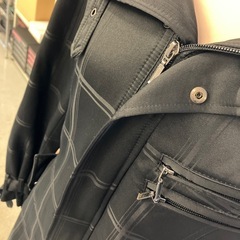 K2511-031 Sorridere コート LLサイズ ブラック チェック柄 ほつれ有り の画像