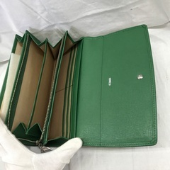 ☆ドリーム2号館☆ジモティー割引/COMME CA/長財布/牛革/グリーンの画像