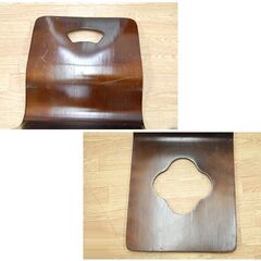 複数在庫☆曲木 座椅子 幅39×奥行47×高さ39cm 旅館 座いす 座イス 和風 木製 札幌市 清田区 平岡の画像