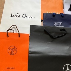 ベンツBenzエルメスHERMESラルフRalphショッパー紙袋の画像