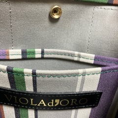 ヴィオラドーロバカンスストライプトートバッグの画像