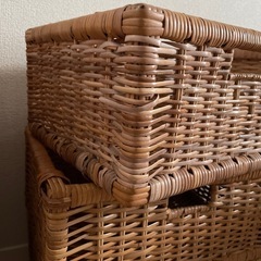 ラタンかご［お取引中］の画像