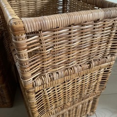 ラタンかご［お取引中］の画像