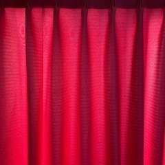 カーテン ピンク色 2枚セットの画像