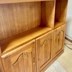 【引き取り限定】チェスト　キッチンカウンターや間仕切りにも！活用可　キャスター付きにて移動も楽の画像