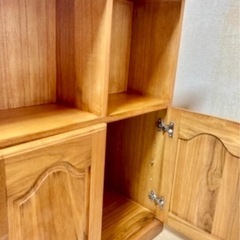 【引き取り限定】チェスト　キッチンカウンターや間仕切りにも！活用可　キャスター付きにて移動も楽の画像