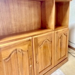 【引き取り限定】チェスト　キッチンカウンターや間仕切りにも！活用可　キャスター付きにて移動も楽の画像