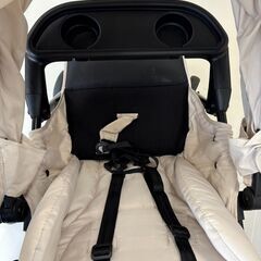 【藤枝】5000円で売ります！KATOJI 二人でゴー 2人乗りベビーカー ベージュの画像