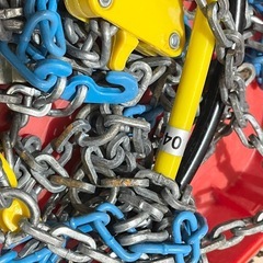 used 雪道楽Q2Ⅱ特殊合金鋼タイヤチェーン　取付かんたん　ジャッキアップ不要の画像