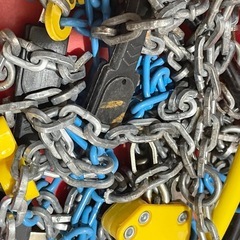 used 雪道楽Q2Ⅱ特殊合金鋼タイヤチェーン　取付かんたん　ジャッキアップ不要の画像