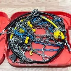 used 雪道楽Q2Ⅱ特殊合金鋼タイヤチェーン　取付かんたん　ジャッキアップ不要の画像