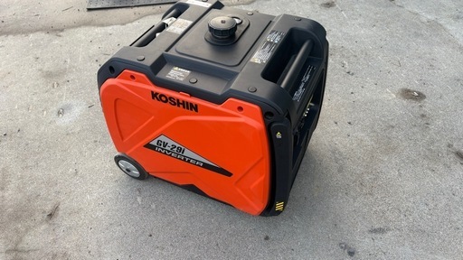100v大容量発電機 中古 工進 GV-29i 
美品