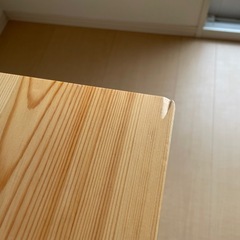 無印良品　パイン材テーブルの画像