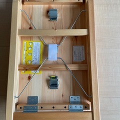 無印良品　パイン材テーブルの画像