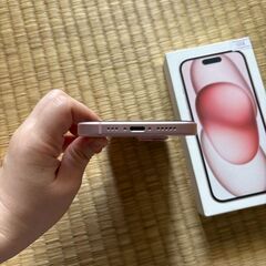 iPhone15 128GB ピンク 美品 バッテリー86%の画像