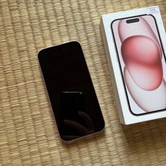 iPhone15 128GB ピンク 美品 バッテリー86%の画像