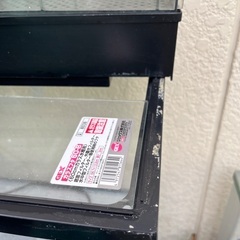 GEX 60センチ枠付きガラス水槽　2台セット　上部フィルターの画像