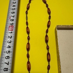 竹細工のネックレスの画像