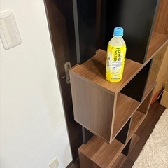 ディスプレイラック 4段 ラック オープンラック ウッドラック 本棚の画像