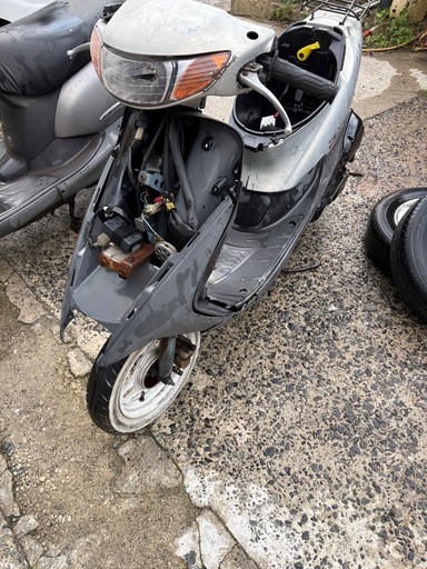 部品取り 事故車 ライブディオ AF35 初爆ok