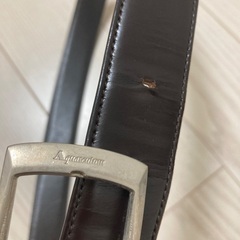【メンズ】アクアスキュータム　ベルト　ダークブラウンの画像