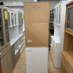 A-451【リユースのサカイ野々市店】ジモティ来店特価‼ 食器棚 ニトリ レジューム60 ホワイト クリーニング済みの画像