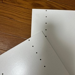 ニトリNカラーボックスホワイト３段の画像