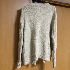 Samansa Mos2 レディース　ケーブル編みカーディガン　の画像