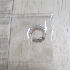 【GOLDY】※未使用品※スモーキー仕上げ メタル ドロップピアス＋イヤーカフの画像