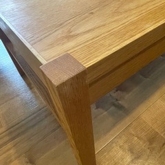 木製ナチュラルウッドセンターテーブルの画像