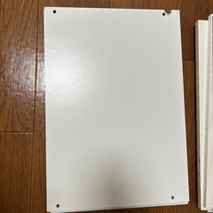 ニトリNカラーボックスホワイト３段の画像