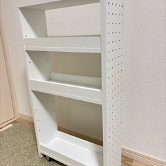 [幅17]隙間収納 キッチン収納 ストック収納 ランドリー収納 洗面所収納   LOWYAの画像