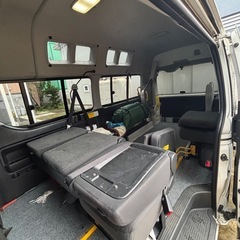ハイエース　福祉車両　カスタム　バイク運び等の画像