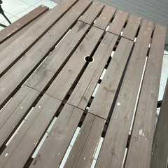 ガーデンテーブルセットの画像